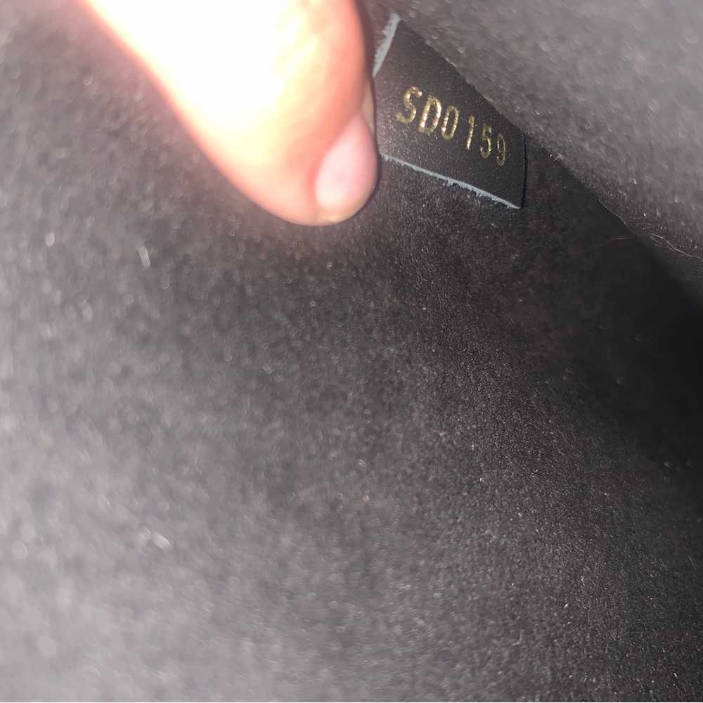 Louis Vuitton Brown Monogram Canvas Bucket Bag with Black Trim - Picture 10 of 11